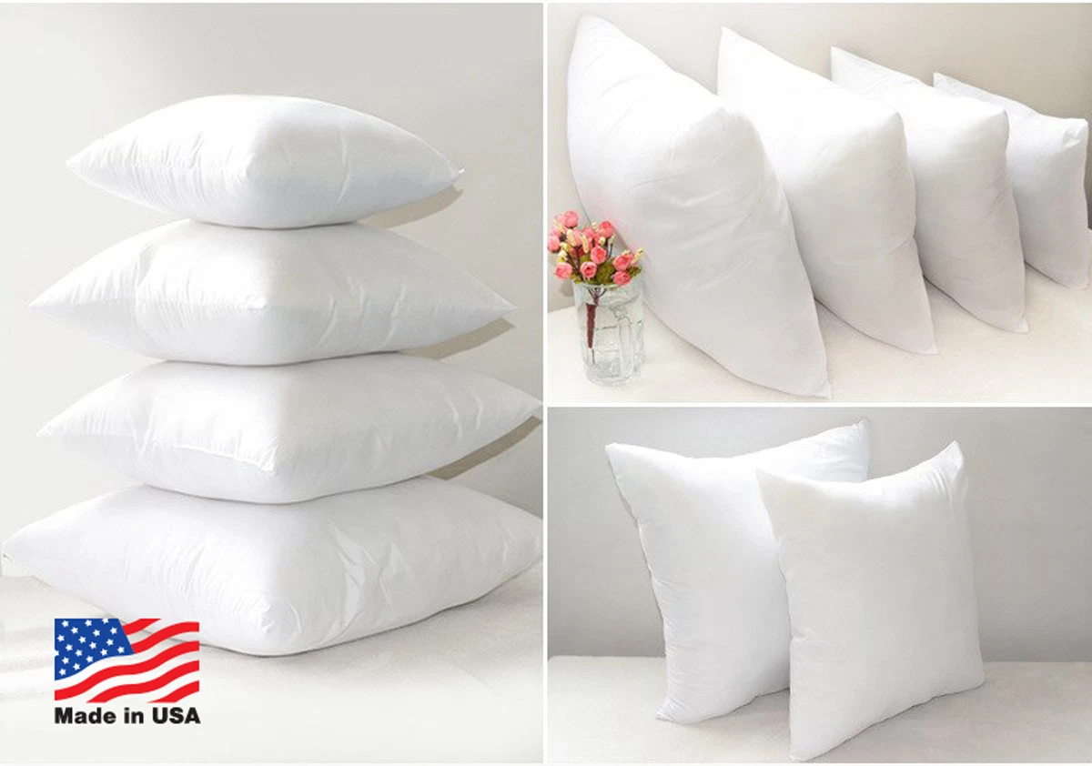 Any Size Pillow Form Insert You Need: 14x14, 16x16, 18x18, 20x20, 24x24