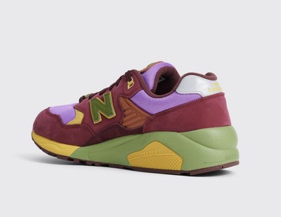 New Balance x Stray Rats 580 MT580SR2 Burgundy with Mystic Purple