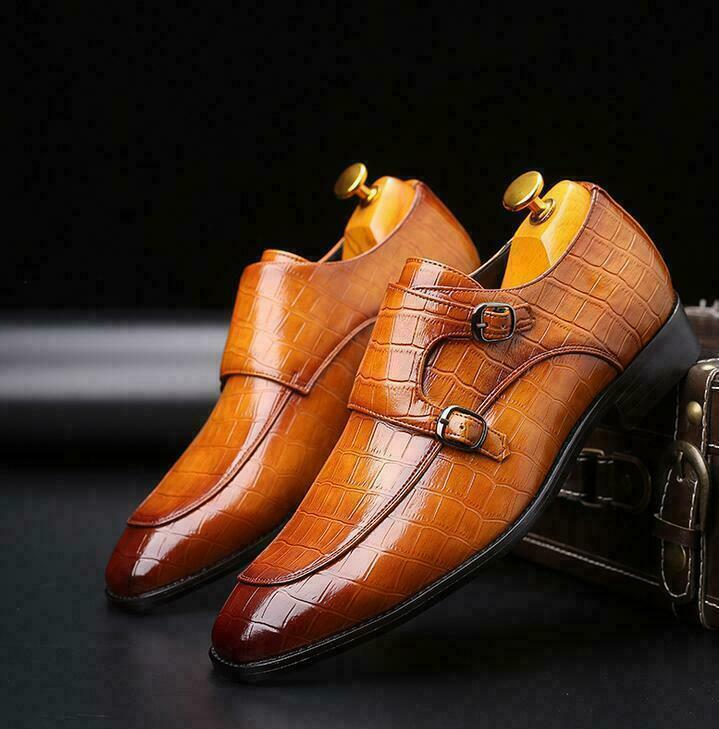 SAOLA Scarpe Oxford da ufficio uomo eleganti formali business ecopelle cinturino fibbia