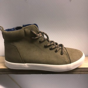microsuede high top sneakers