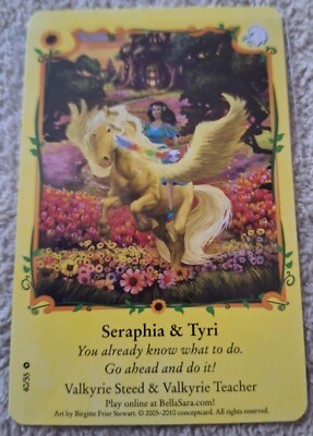 Bella Sara Sunflowers 40/55 Regular Seraphia & Tyri Trading Collector Card