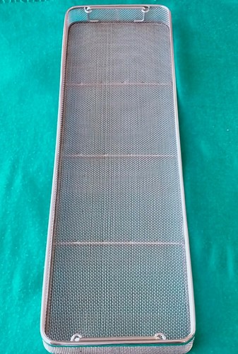 Sterilization Wire Micro Mesh Tray Basket Surgical Autoclave Holding Instruments - Picture 2 of 5
