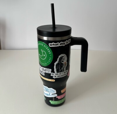 HYDRAPEAK VOYAGER Stainless Steel Insulated Tumbler 40oz BLACK NEW