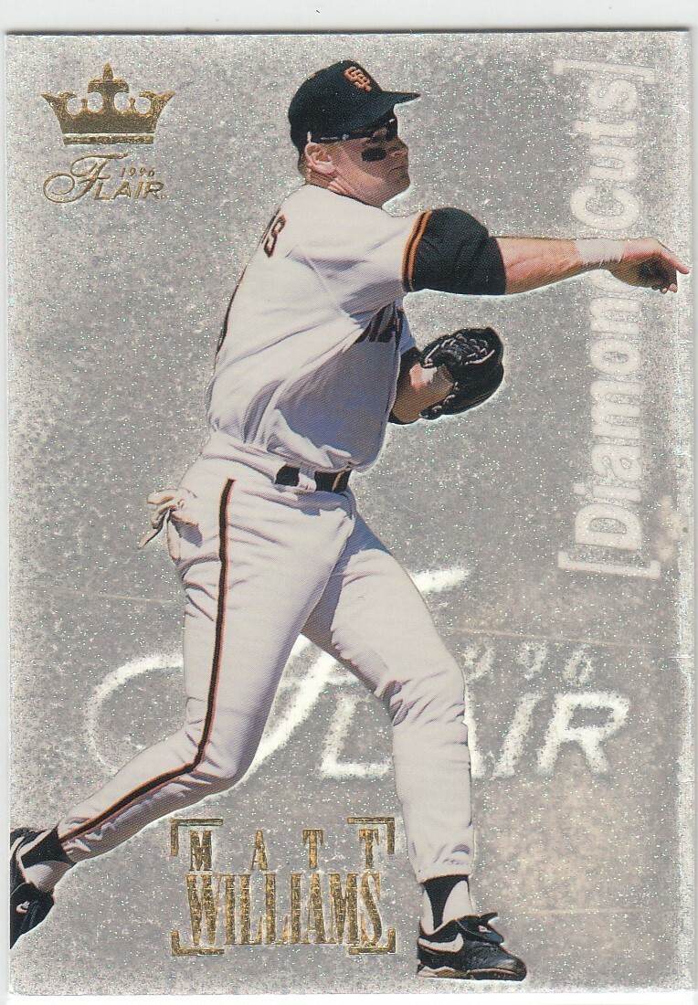 1996 Matt Williams Flair DIAMOND CUTS Foil Insert #12 - SF Giants