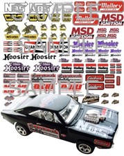 1:64 After Market WATER-SLIDE DECALS FOR HOT WHEELS, MATCHBOX, SLOT CAR: