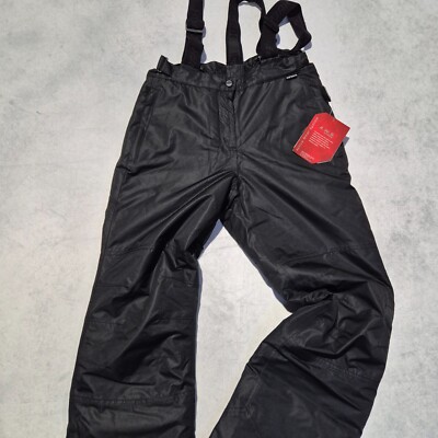 ICEPEAK Skihose Funktionshose Hose Schwarz Damen Gr. 38 Träger (0419) NEU