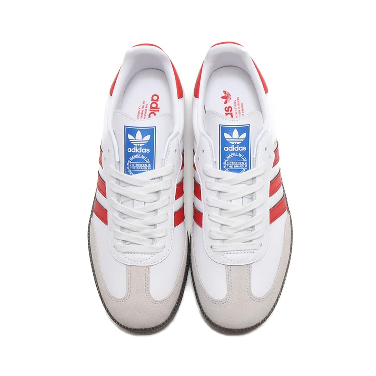 adidas gazelle silver green womens Adidas Samba OG White Better Scarlet – Shop Iconic Kicks main image 0