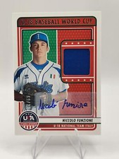NICCOLO FUNZIONE 2023 Panini USA Baseball Stars & Stripes Patch Auto #U18-NF