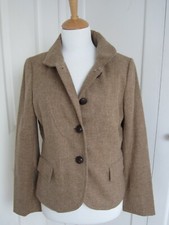 J Crew - Biscuit/tan Wool Jacket Us8/ Uk12 - Bnwot