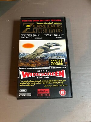 [9222 - VHS] K7 - Cassette vidéo - zombie flash esters - Horror -  EN. Film