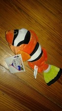 NWT FAO Swartz Tomato Clown Fish Plush