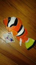 NWT FAO Swartz Tomato Clown Fish Plush 