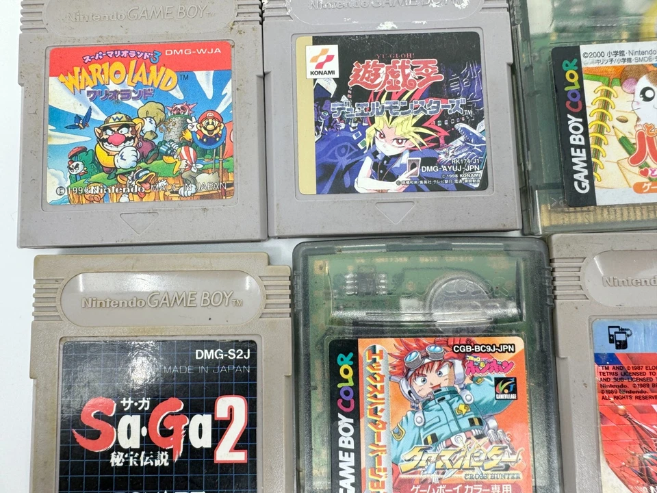 LOT OF 12 GAME BOY MARIO WARIO SAGA YU-GI-OH DONKEY CONG NTSC-J JAPAN - Image 2 of 4