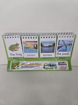 Junior Learning Sentence Flips Flash cards For Preschool Kids. Letters/Sounds