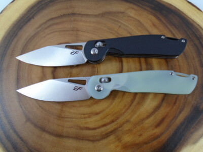 Eafengrow Folding Knife EF950 Jade Or Black G10 Handle D2 Steel Blade 