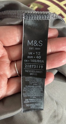 Marks And Spencer Size 12 Dress Velvet Evening Steampunk RRP £49.50 BNWT Goth - Picture 10 of 14