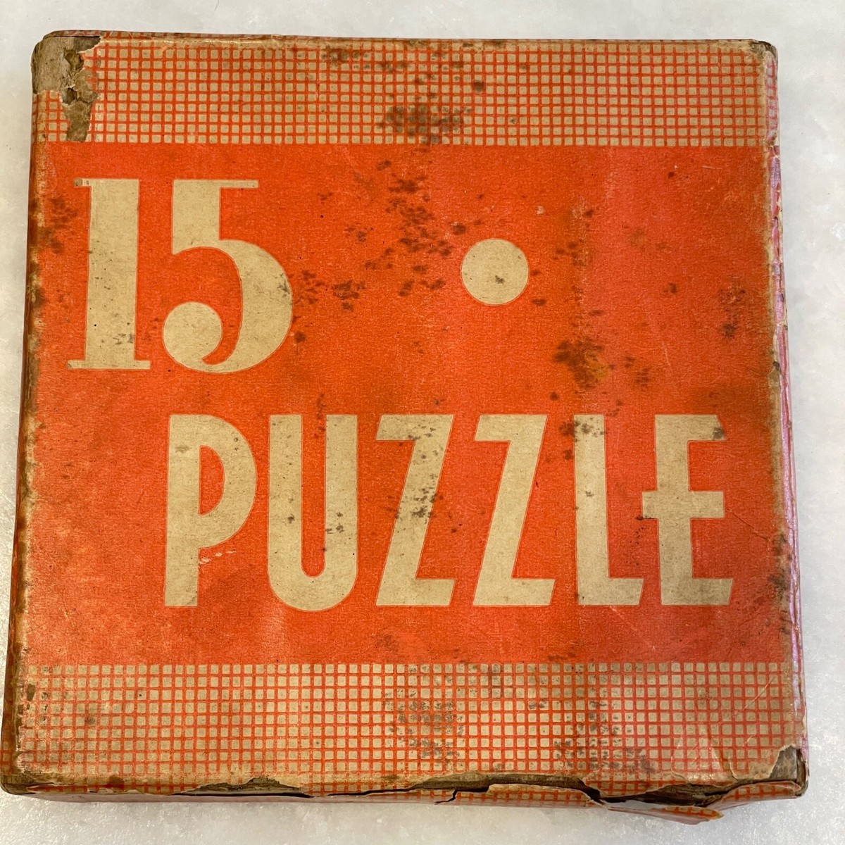 Vintage 15 Puzzle in Original Box No 3209 Complete The Embossing