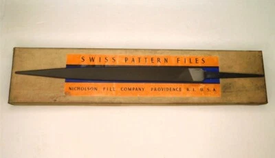 Nicholson XF 6” 3 Cut Crochet File USA NOS