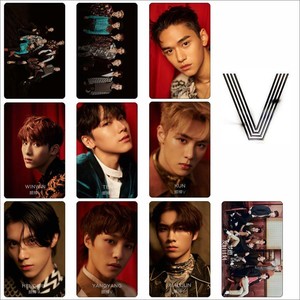 Kpop Nct Wayv Debut Photo Sticky Card Lucas Ten Winwin Photocard Sticker 10pcs Ebay