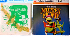View-Master Wizard of Oz 1947 The Muppet Movie 1979 3-D Reels