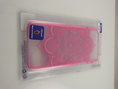 flower print fits iPhone 6 cell phone case pink reminds me of a henna print