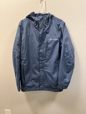 Columbia Men Nordic Point III Interchange Jacket Blue Grey Size S