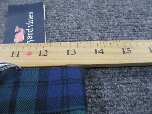 Vineyard Vines Pants Boy 12 Blue Green Plaid Breaker Blackwatch Preppy Youth NEW - Picture 5 of 11
