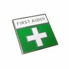 First Aid / Aider Green Enamel Pin Badge - Event & Medical