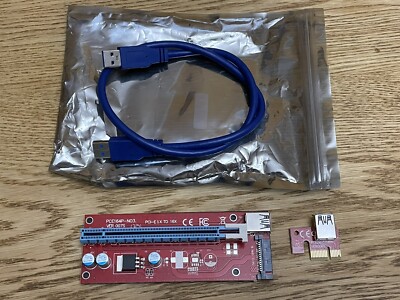 Ver 007s Pci-e Riser Card Anti-Interference Stabil Netzteil Pci-e 1x bis 16x