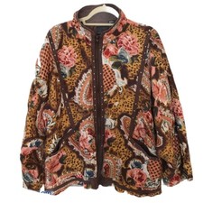 Vintage 80s MURELI Womens Windbreaker Track Bomber Jacket Sz XL 100 Silk