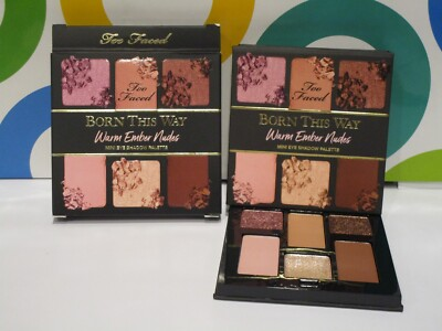#ad TOO FACED BORN THIS WAY MINI EYE SHADOW PALETTE WARM EMBER NUDES 0.15 OZ $20.00