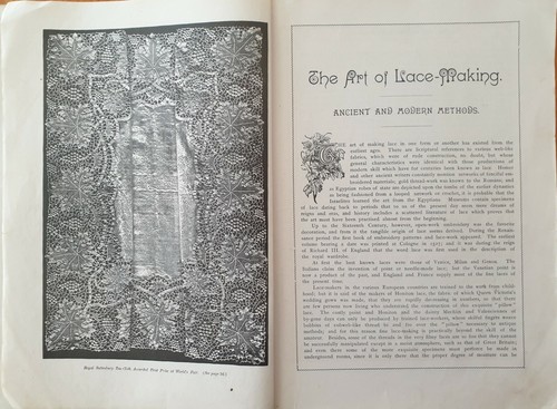 The Art of MODERN LACE-MAKING Original Victorian Era Magazine - Picture 3 of 3