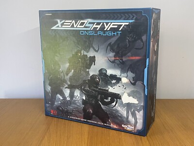 XenoShyft Onslaught Brettspiel Kickstarter Edition mit Foilkarten CMON Unbespielt