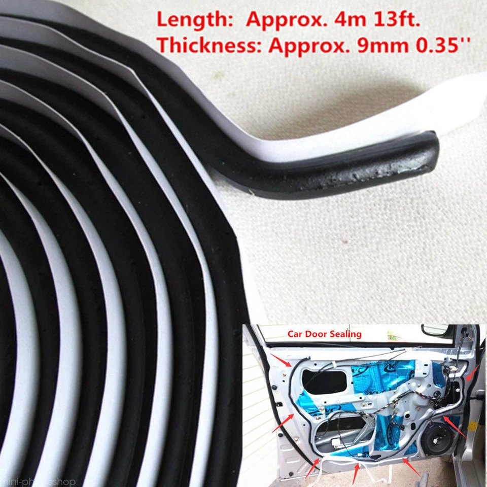 Cinta de butilo de 13 pies de 0,35"" de espesor pegamento de goma sellador de faros reacondicionamiento puerta de resellado Foto 2 de 4