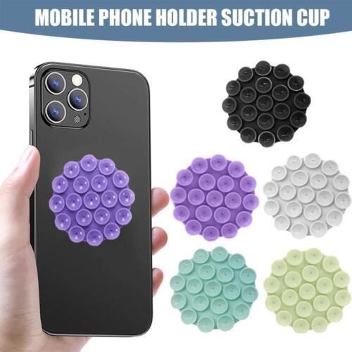 Silicone Suction Cup Phone Holder Back Sticker Smartphone Wall Stand Mat for Gla