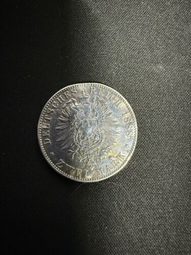 Silber Münze Deutsches Reich Zwei Mark 1888A FRIEDRICH DEUTSCHER KAISER KÖNIG V.