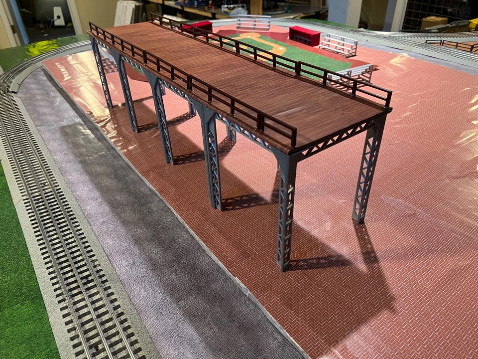 O Scale Bridge Trestle Kit 24" Long by 6" Wide by 6.5" High Elevated Train Line - Image 4 of 4