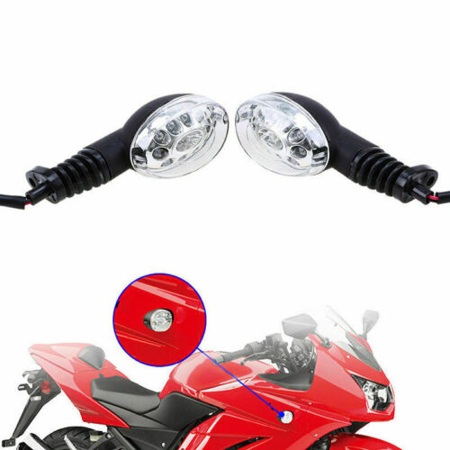 Motorcycle Front Rear Turn Signal Light Blinker For Kawasaki Ninja 250 2008-2012