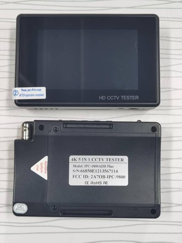 IPC-1800ADH Plus 4" 4K H.265 IP CVBS CVI TVI AHD 5-in-1 CCTV Tester Monitor - Picture 9 of 9