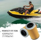 420956741 Oil Filter & O-Ring Kit for Sea-Doo GTI GTS Se GTR GTX RXP RXT RXPX RX