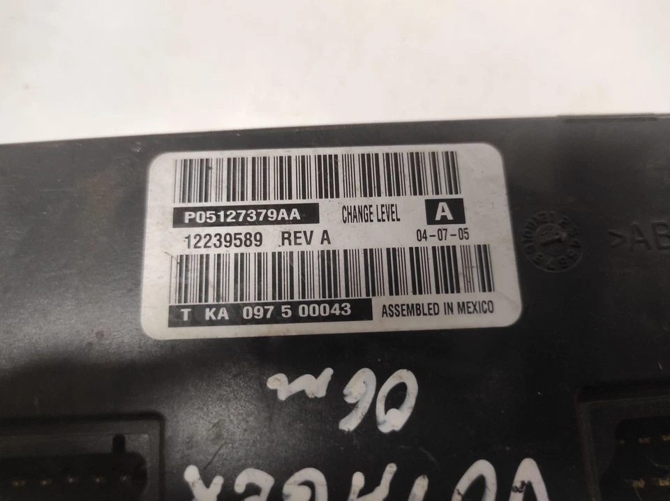 CHRYSLER VOYAGER IV RG, RS Altre centraline P05127379AA 2.8 Diesel 28627101 - Immagine 3 di 3