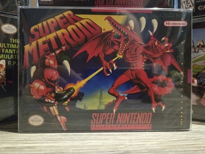Super Metroid - SNES - Replacement Box READ DESCRIPTION