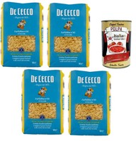 De Cecco Farfalline N°95 Hartweizen Pasta 4X500G +Polpa 400G