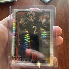 2025 EVAN MCPHERSON Topps Chrome 2025 Lightboard Logo Refractor #64 Bengals SSP