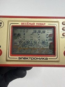 RARE VINTAGE SOVIET  MERRY COOK USSR  CHEF CATCH ELEKTRONIKA GAME & WATCH