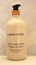Sand + Fog Vanilla Sandalwood Body Wash Shower Gel - 32 oz. 0.94 per gallon