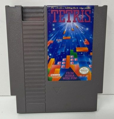 Tetris Nintendo NES Game Cartridge Tested Fast Shipping