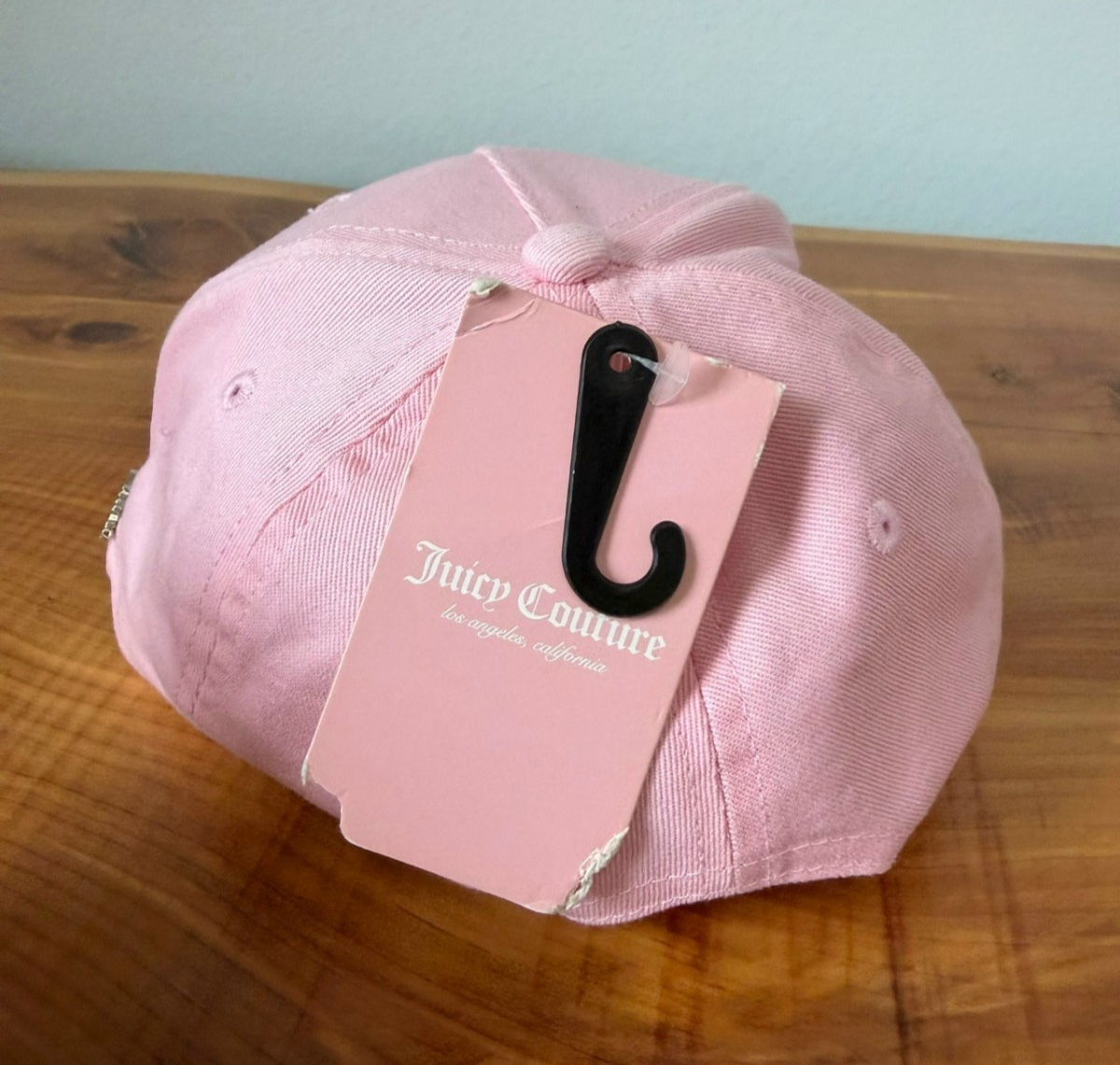 NWT Juicy Couture Pink Pearl Cap Juicy Couture Pink Womens Baseball Cap Hat One Size  main image 2