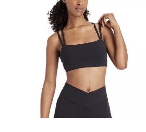 Women’s Joy Lab Strappy Back Sports Bra Black XL