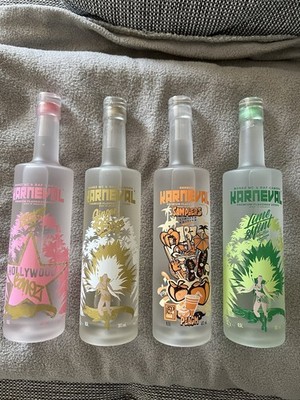 Karneval Vodka Raf Camora, Bonez MC, 187, 4 SORTEN ungeöffnet